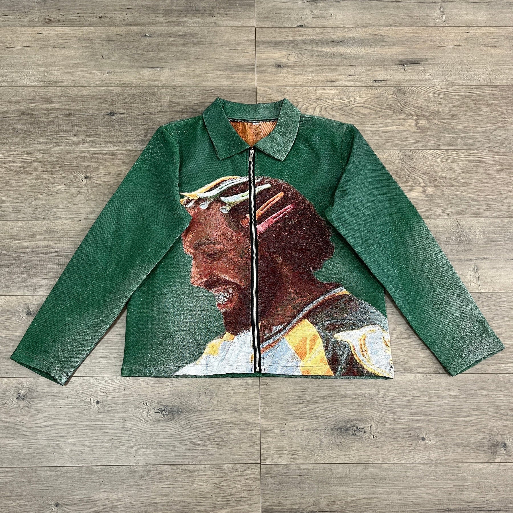 RDMCLOTHINGART tapestry hoodie GREEN DRAKE TAPESTRY JACKET