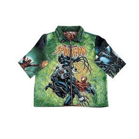 RDMCLOTHINGART tapestry hoodie GREEN SPIDER TAPESTRY TEE