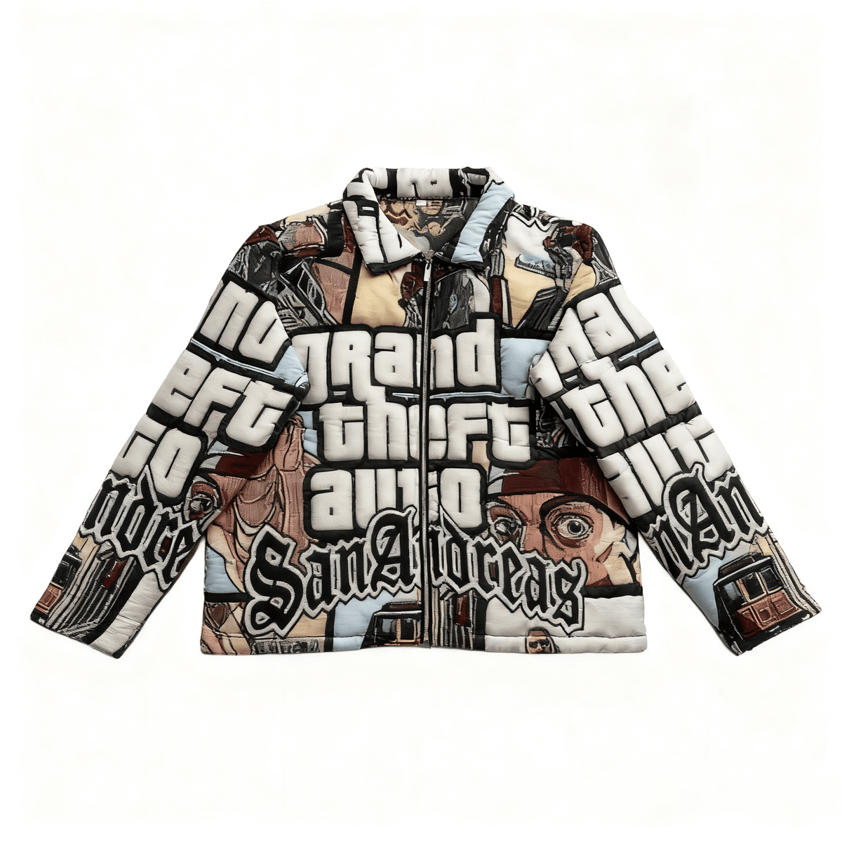 RDMCLOTHINGART tapestry hoodie GTA TAPESTRY COAT