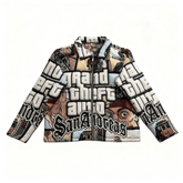 RDMCLOTHINGART tapestry hoodie GTA TAPESTRY COAT