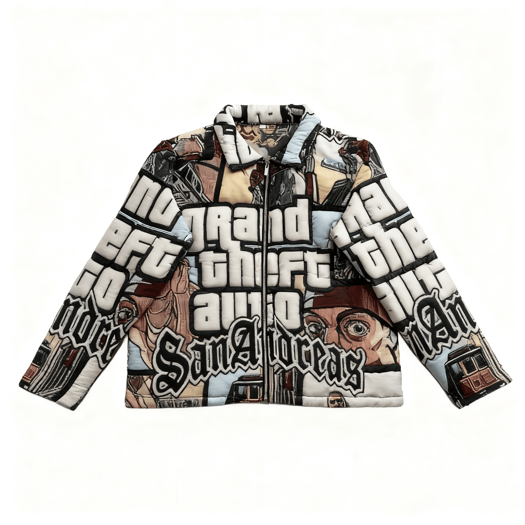 RDMCLOTHINGART tapestry hoodie GTA TAPESTRY COAT