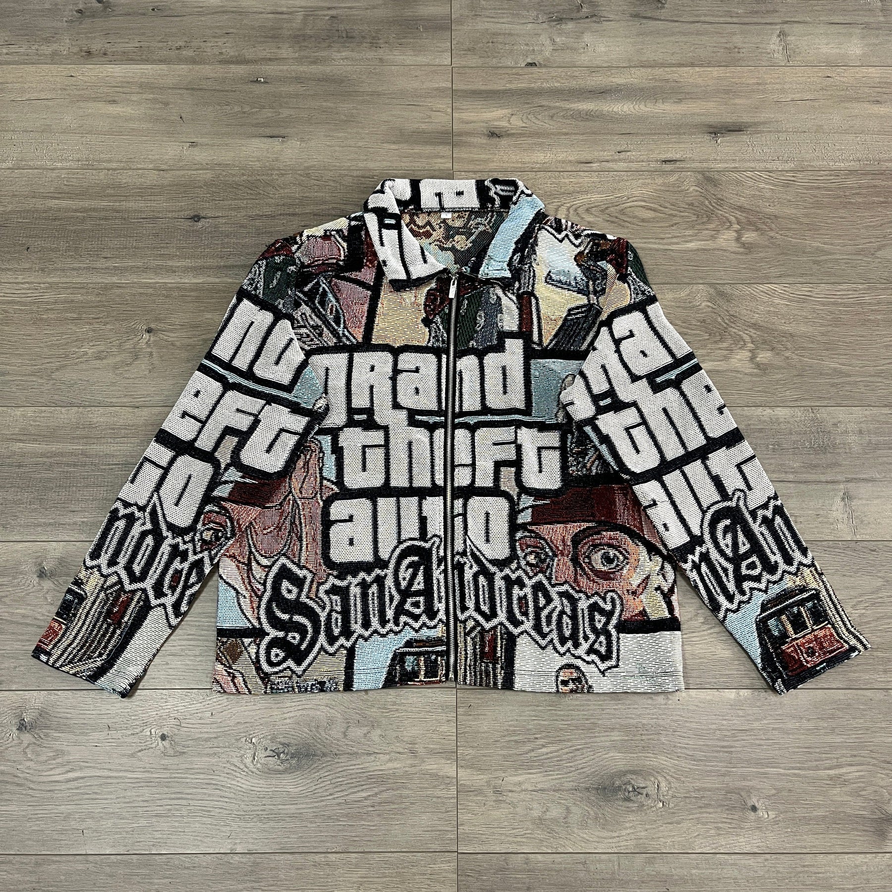 RDMCLOTHINGART tapestry hoodie GTA TAPESTRY JACKET