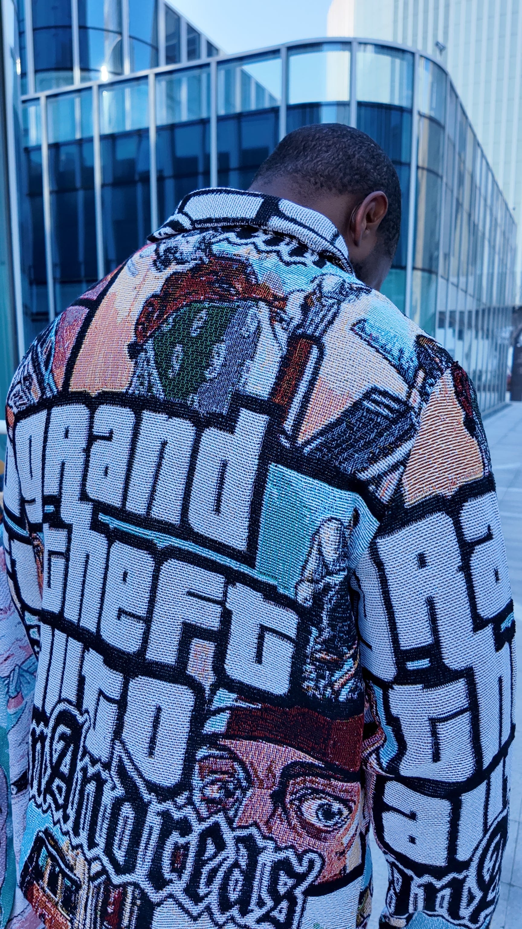 RDMCLOTHINGART tapestry hoodie GTA TAPESTRY JACKET