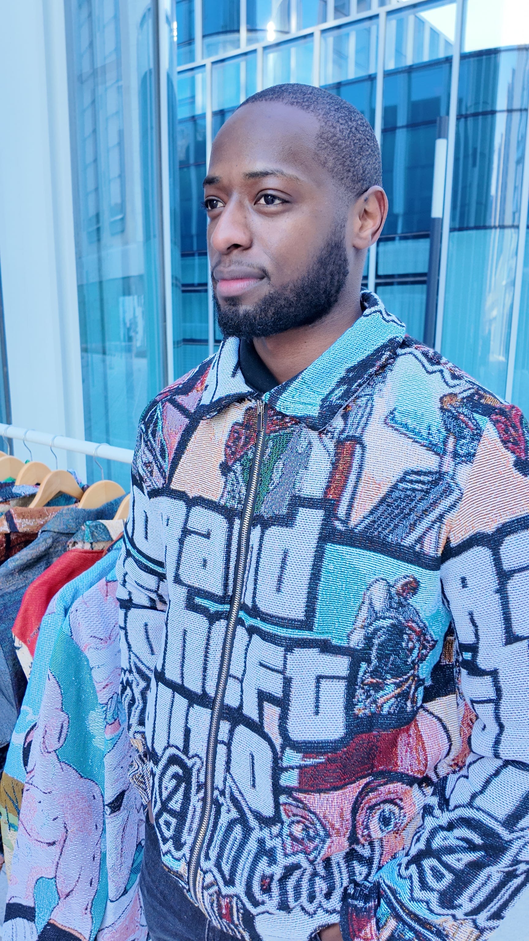 RDMCLOTHINGART tapestry hoodie GTA TAPESTRY JACKET