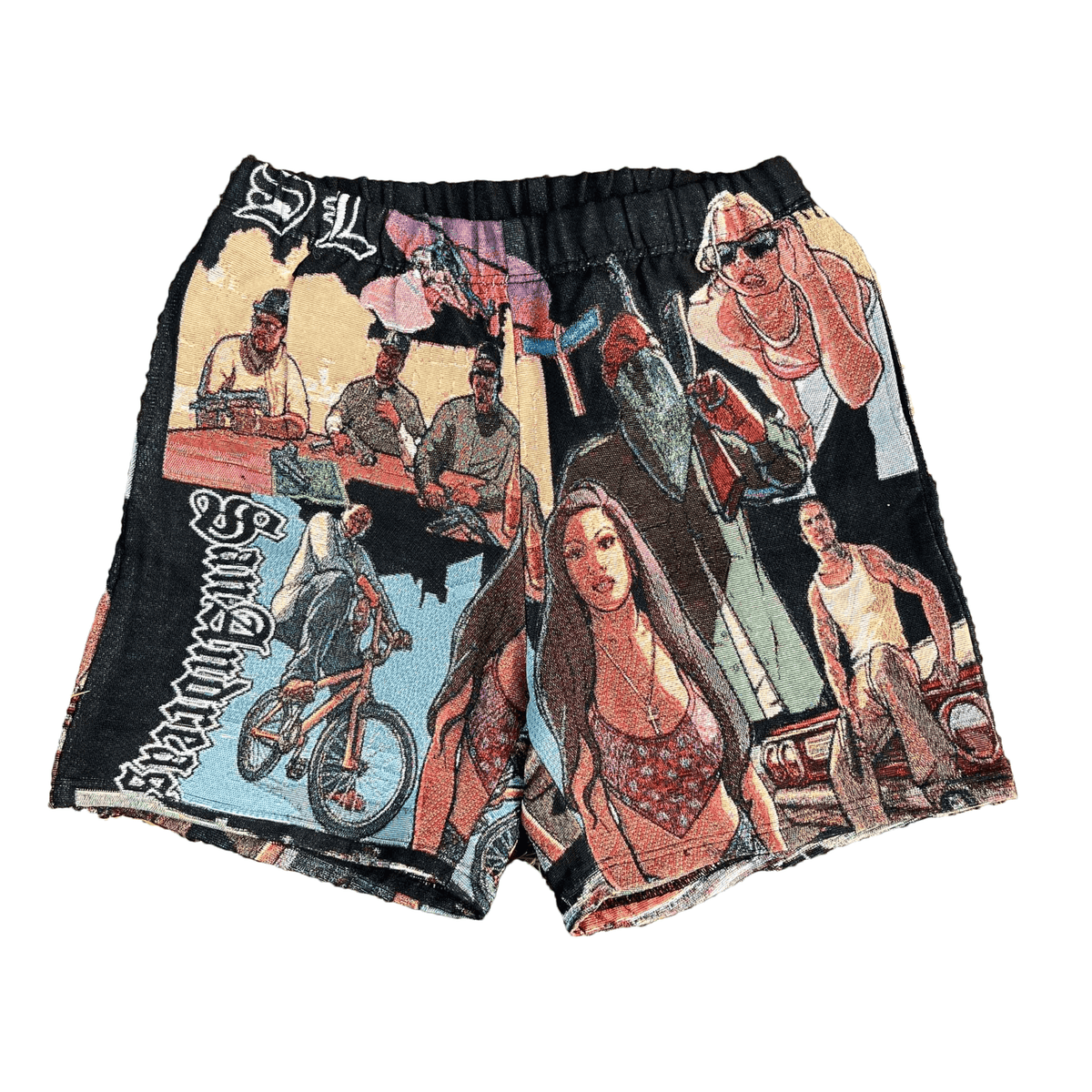 RDMCLOTHINGART tapestry hoodie GTA TAPESTRY SHORTS