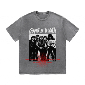 RDMCLOTHINGART tapestry hoodie GUNS N ROSES HEAVY WEIGHT COTTON TEE-8904