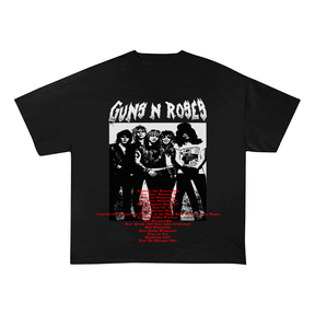 RDMCLOTHINGART tapestry hoodie GUNS N ROSES HEAVY WEIGHT COTTON TEE-8904