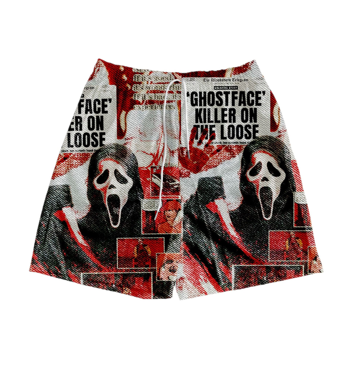 RDMCLOTHINGART tapestry hoodie HALLOWEEN TAPESTRY SHORTS