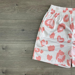 RDMCLOTHINGART tapestry hoodie HEART MESH SHORTS-8618