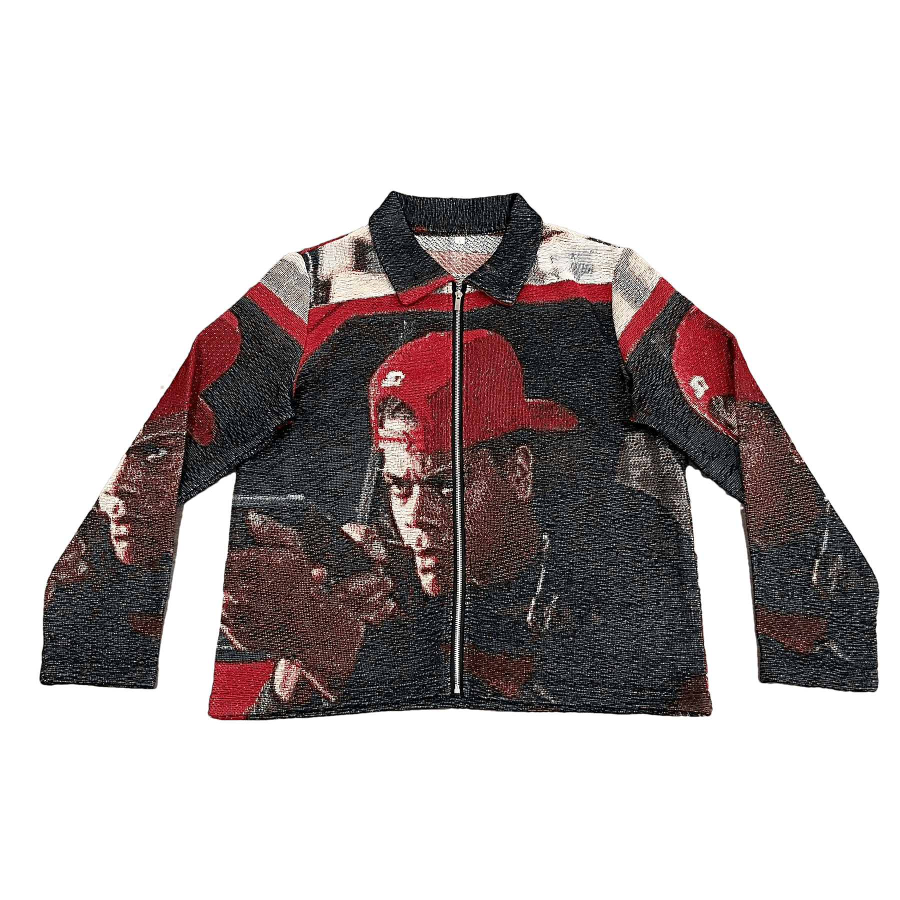 RDMCLOTHINGART tapestry hoodie IS U GON SLIDE TAPESTRY JACKET