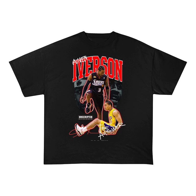 RDMCLOTHINGART tapestry hoodie IVERSON HEAVY COTTON TEES-8264