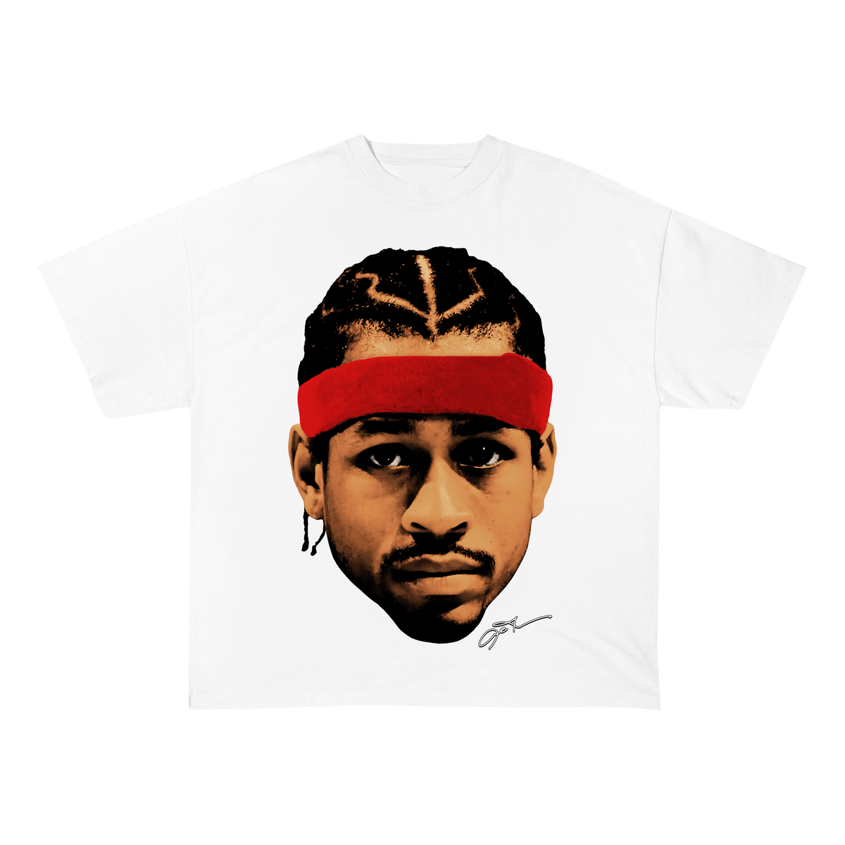 RDMCLOTHINGART tapestry hoodie IVERSON WEIGHT COTTON TEE-8060