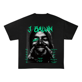 RDMCLOTHINGART tapestry hoodie J BALVIN HEAVY WEIGHT COTTON TEE-8880
