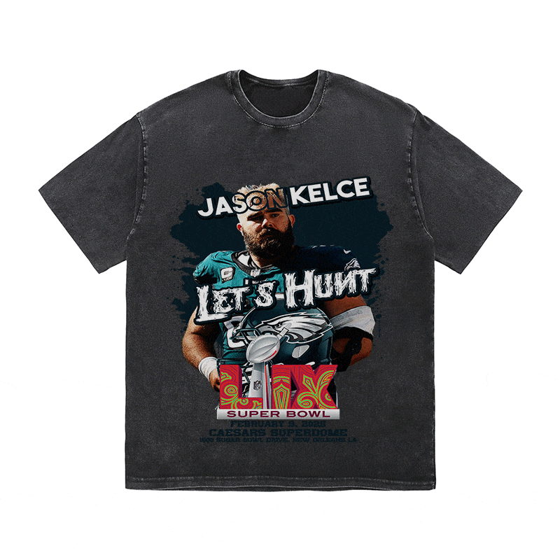 RDMCLOTHINGART tapestry hoodie JASON KELCE HEAVY WEIGHT COTTON TEE-9070