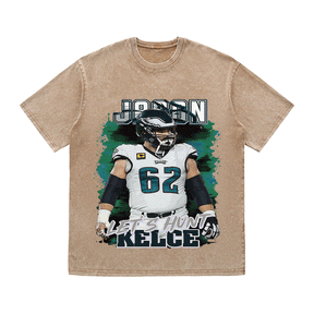 RDMCLOTHINGART tapestry hoodie JASON KELCE HEAVY WEIGHT COTTON TEE-9071