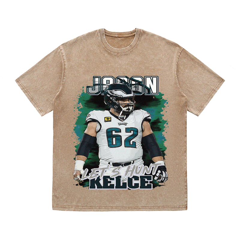 RDMCLOTHINGART tapestry hoodie JASON KELCE HEAVY WEIGHT COTTON TEE-9071