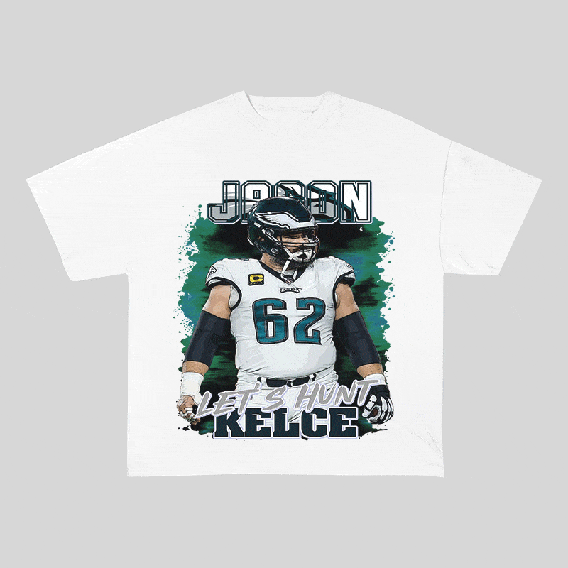 RDMCLOTHINGART tapestry hoodie JASON KELCE HEAVY WEIGHT COTTON TEE-9071