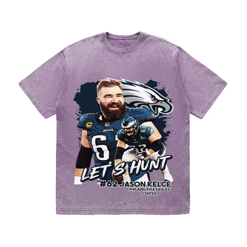 RDMCLOTHINGART tapestry hoodie JASON KELCE HEAVY WEIGHT COTTON TEE-9072