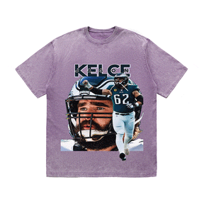 RDMCLOTHINGART tapestry hoodie JASON KELCE HEAVY WEIGHT COTTON TEE-9073