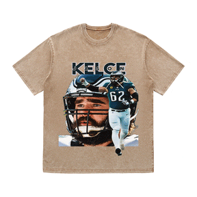 RDMCLOTHINGART tapestry hoodie JASON KELCE HEAVY WEIGHT COTTON TEE-9073