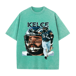 RDMCLOTHINGART tapestry hoodie JASON KELCE HEAVY WEIGHT COTTON TEE-9073