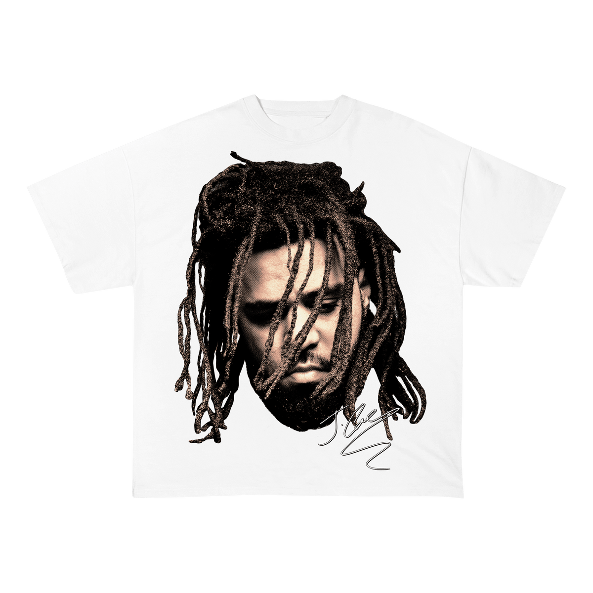 RDMCLOTHINGART tapestry hoodie JCOLE HEAVEY WEIGHT COTTON TEE-8001