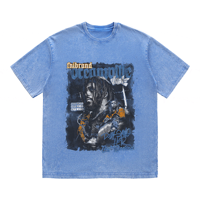 RDMCLOTHINGART tapestry hoodie JCOLE HEAVY WEIGHT COTTON TEE-9327