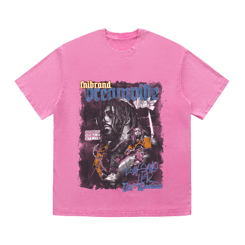 RDMCLOTHINGART tapestry hoodie JCOLE HEAVY WEIGHT COTTON TEE-9327