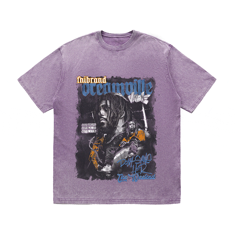 RDMCLOTHINGART tapestry hoodie JCOLE HEAVY WEIGHT COTTON TEE-9327