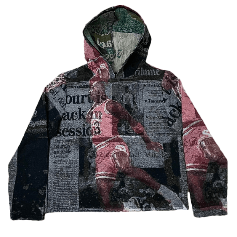 RDMCLOTHINGART tapestry hoodie JD HISTORY TAPESTRY