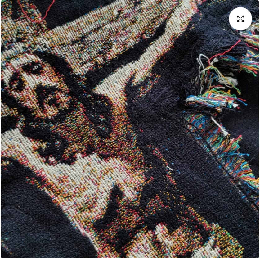 RDMCLOTHINGART tapestry hoodie JESUS TAPESTRY HOODIE
