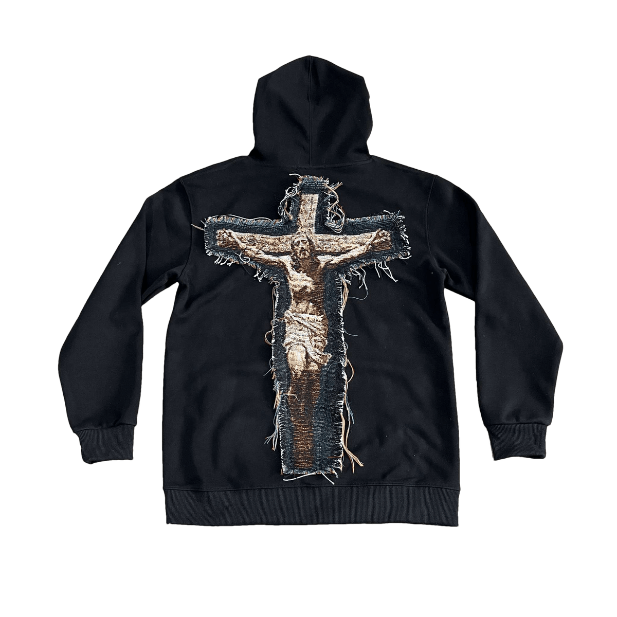 RDMCLOTHINGART tapestry hoodie JESUS TAPESTRY HOODIE