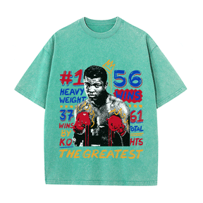 RDMCLOTHINGART tapestry hoodie JOE FRAZIER HEAVY WEIGHT COTTON TEE-9042