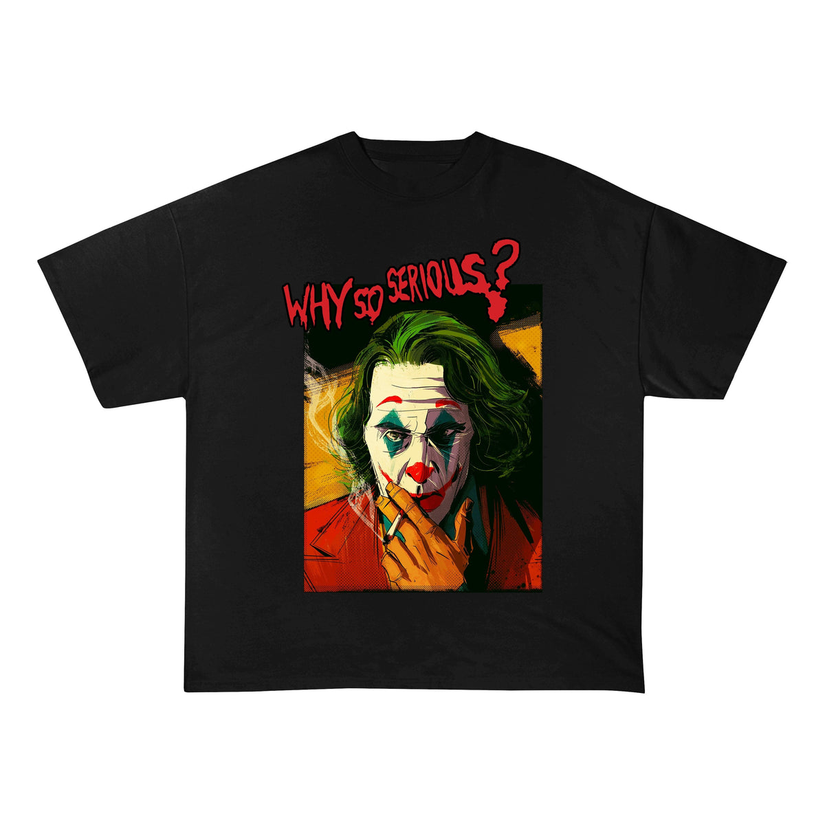 RDMCLOTHINGART tapestry hoodie JOKER HEAVY COTTON TEES-8221