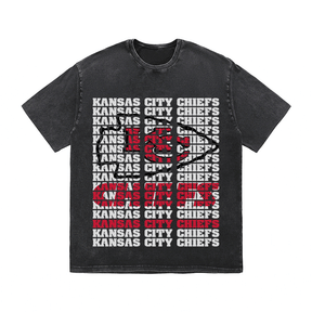 RDMCLOTHINGART tapestry hoodie KANSAS CITY CHIEFS2 HEAVY WEIGHT COTTON TEE-9187