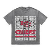RDMCLOTHINGART tapestry hoodie KANSAS CITY CHIEFS2 HEAVY WEIGHT COTTON TEE-9187