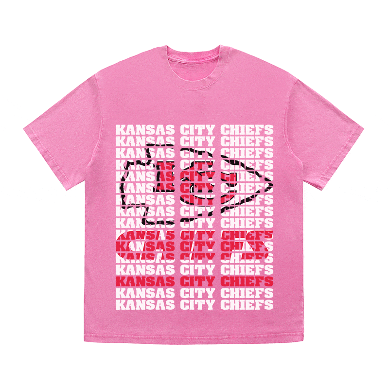 RDMCLOTHINGART tapestry hoodie KANSAS CITY CHIEFS2 HEAVY WEIGHT COTTON TEE-9187
