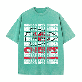RDMCLOTHINGART tapestry hoodie KANSAS CITY CHIEFS2 HEAVY WEIGHT COTTON TEE-9187