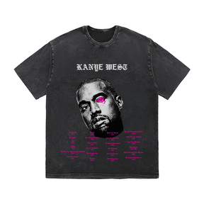 RDMCLOTHINGART tapestry hoodie KANYE WEST HEAVY WEIGHT COTTON TEE-8881
