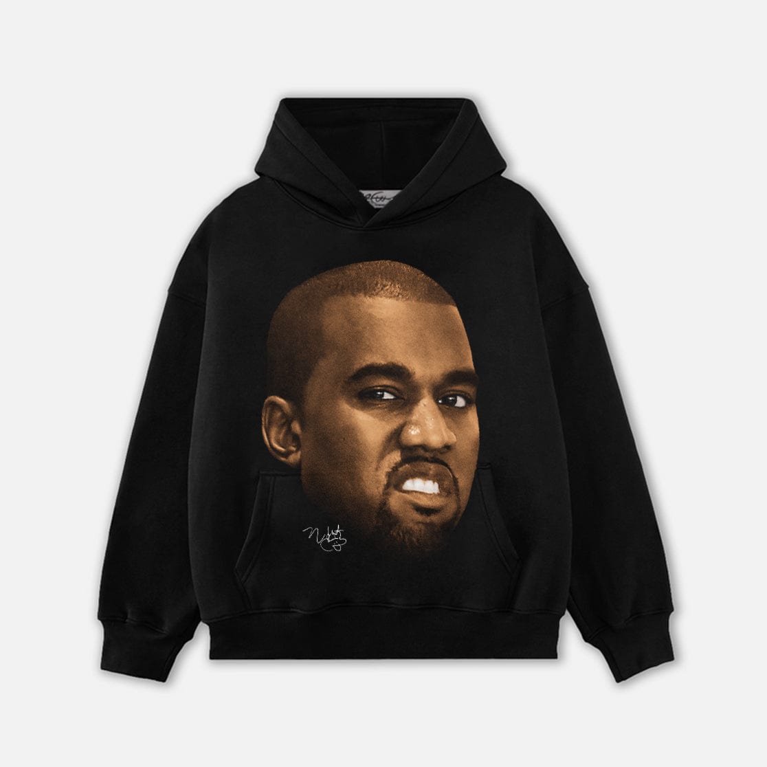 KANYEWEST HEAD HOODIE-1078 - RDMCLOTHINGART