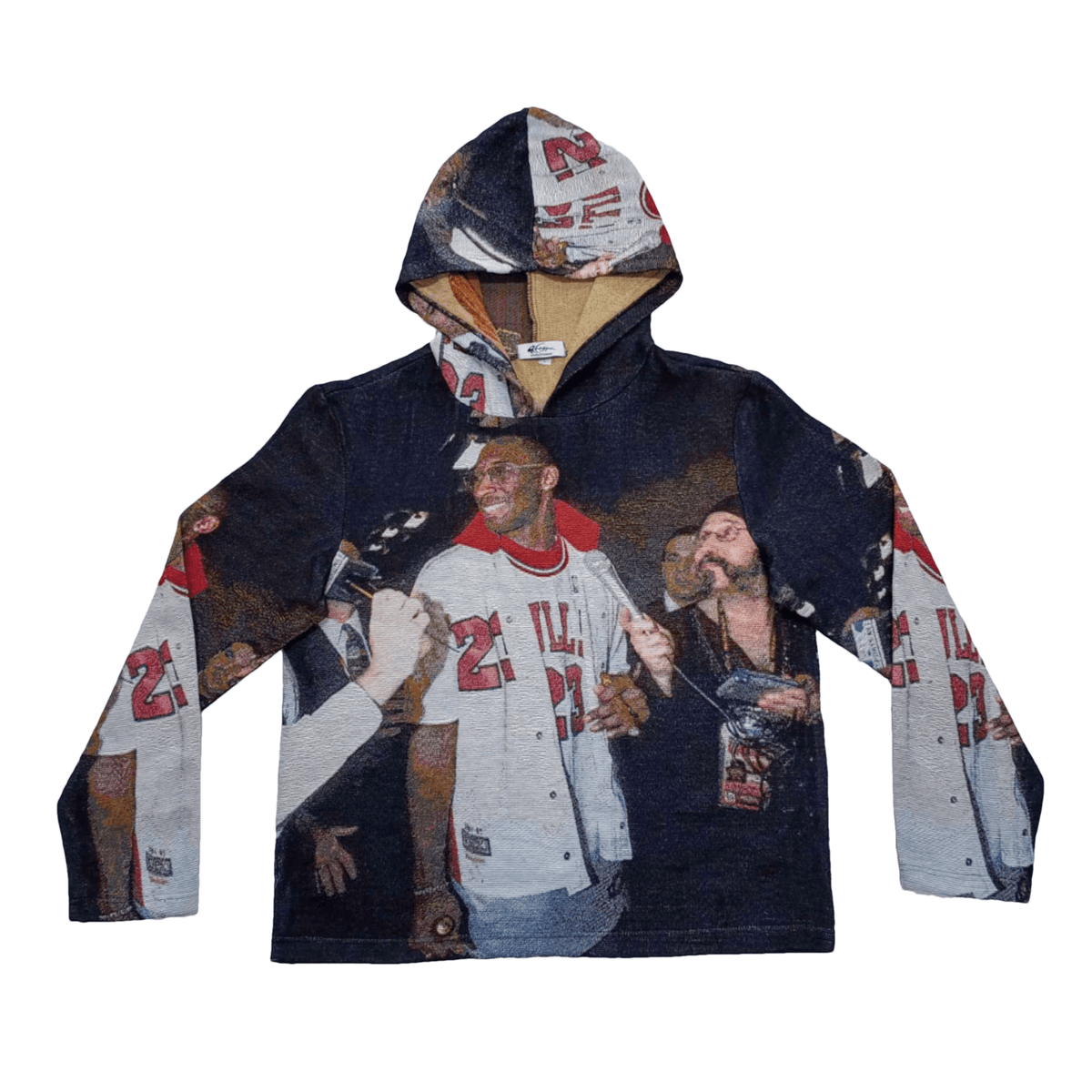 RDMCLOTHINGART tapestry hoodie KB BULLS TAPESTRY