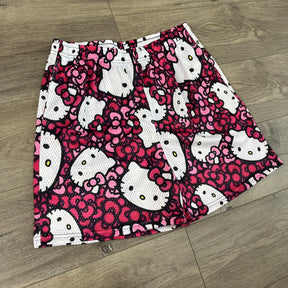 RDMCLOTHINGART tapestry hoodie KITTY MESH SHORTS-8672