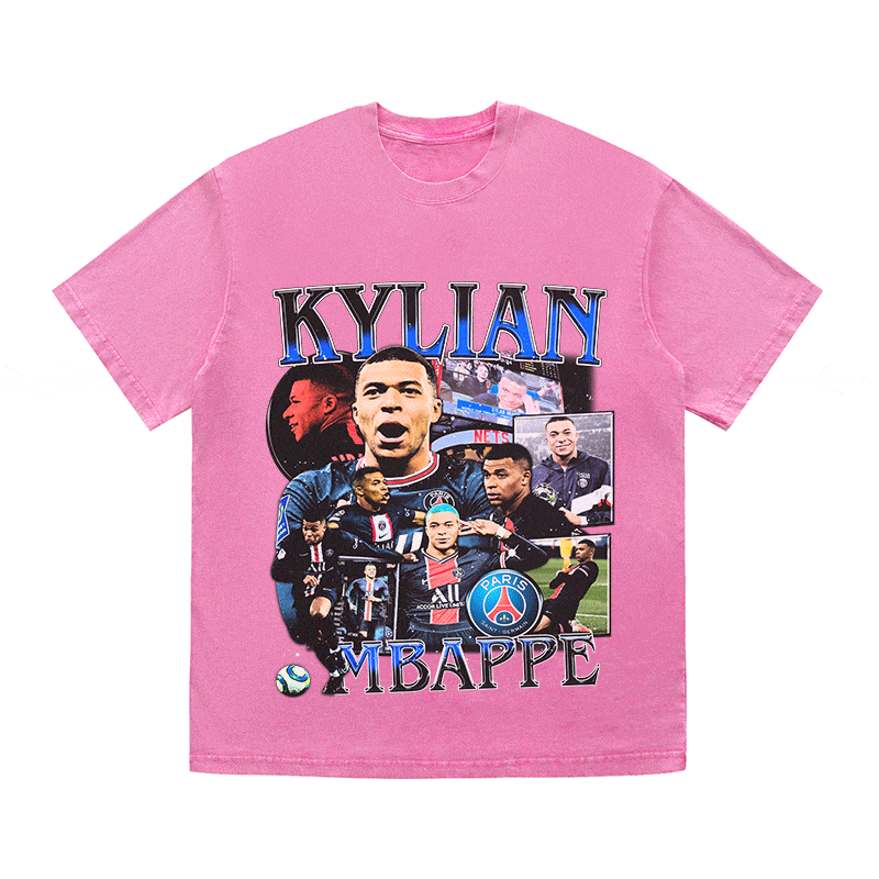 RDMCLOTHINGART tapestry hoodie KYLIAN HEAVY WEIGHT COTTON TEE-8964