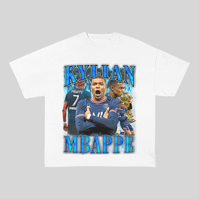 RDMCLOTHINGART tapestry hoodie KYLIAN MBAPPE HEAVY WEIGHT COTTON TEE-9164