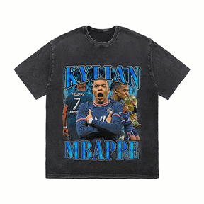 RDMCLOTHINGART tapestry hoodie KYLIAN MBAPPE HEAVY WEIGHT COTTON TEE-9164