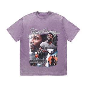 RDMCLOTHINGART tapestry hoodie KYRIE HEAVY WEIGHT COTTON TEE-9319