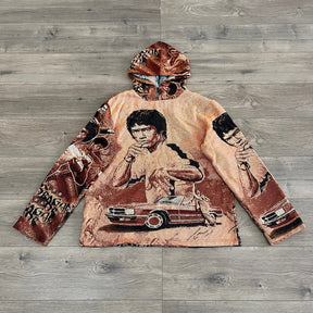 RDMCLOTHINGART tapestry hoodie LEE TAPESTRY HOODIE