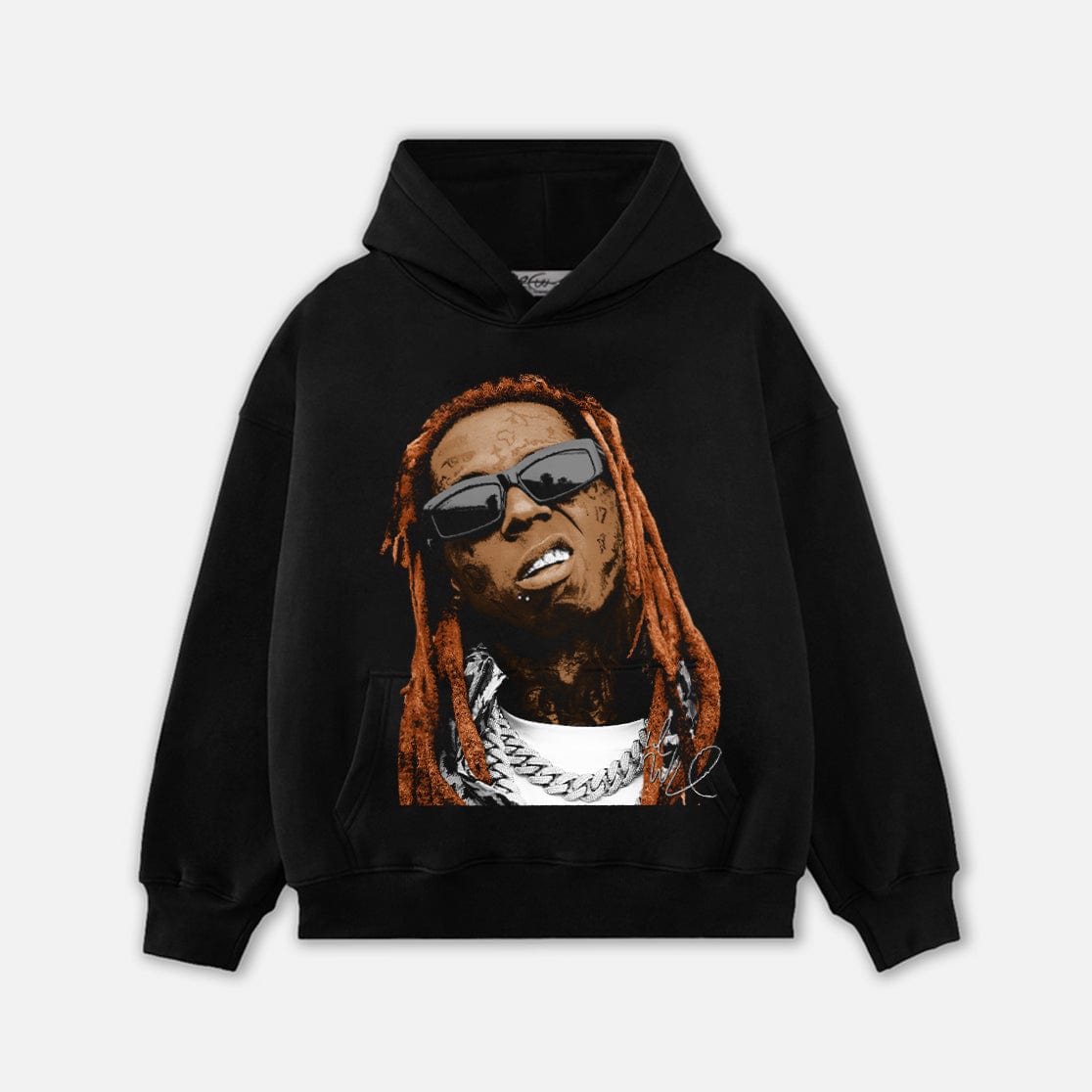LILWAYNE HEAD HOODIE-1076 - RDMCLOTHINGART