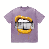 RDMCLOTHINGART tapestry hoodie LIPS HEAVY WEIGHT COTTON TEE-9043