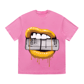 RDMCLOTHINGART tapestry hoodie LIPS HEAVY WEIGHT COTTON TEE-9043